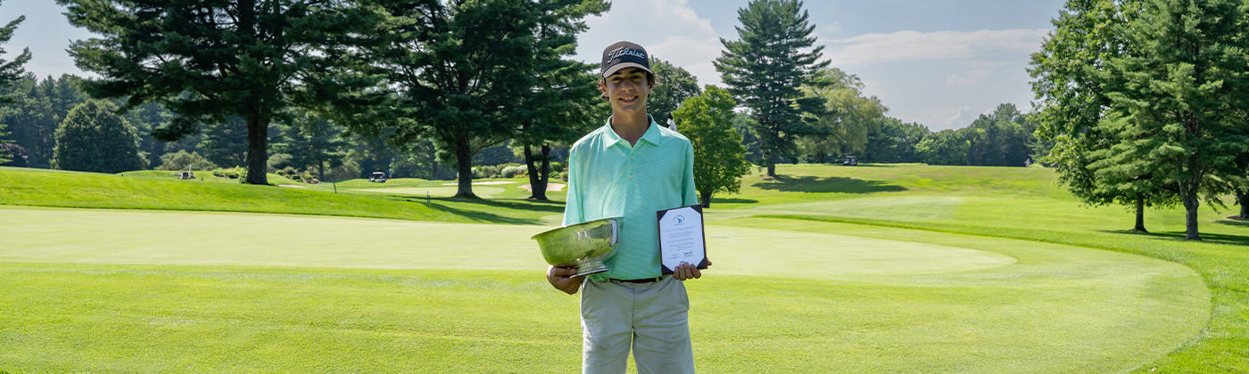 Luke Edgar, 2026 Massachusetts Junior Amateur Champion